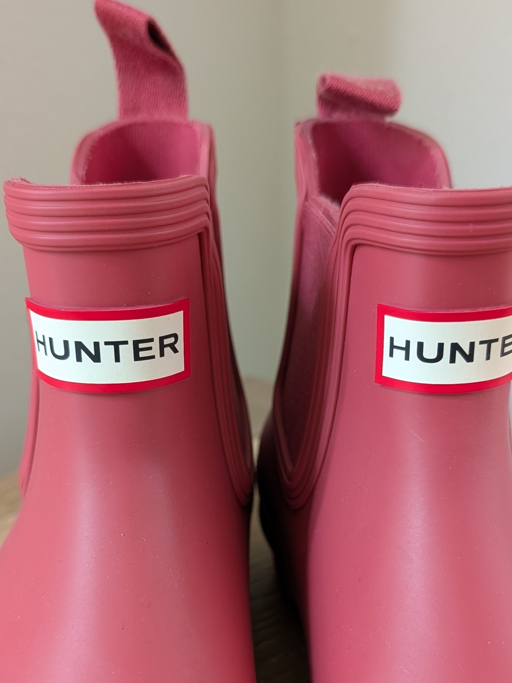 Hunter Classic Original Matte Short Rain Boots in Rose Pink - 6 - Picture 8 of 13